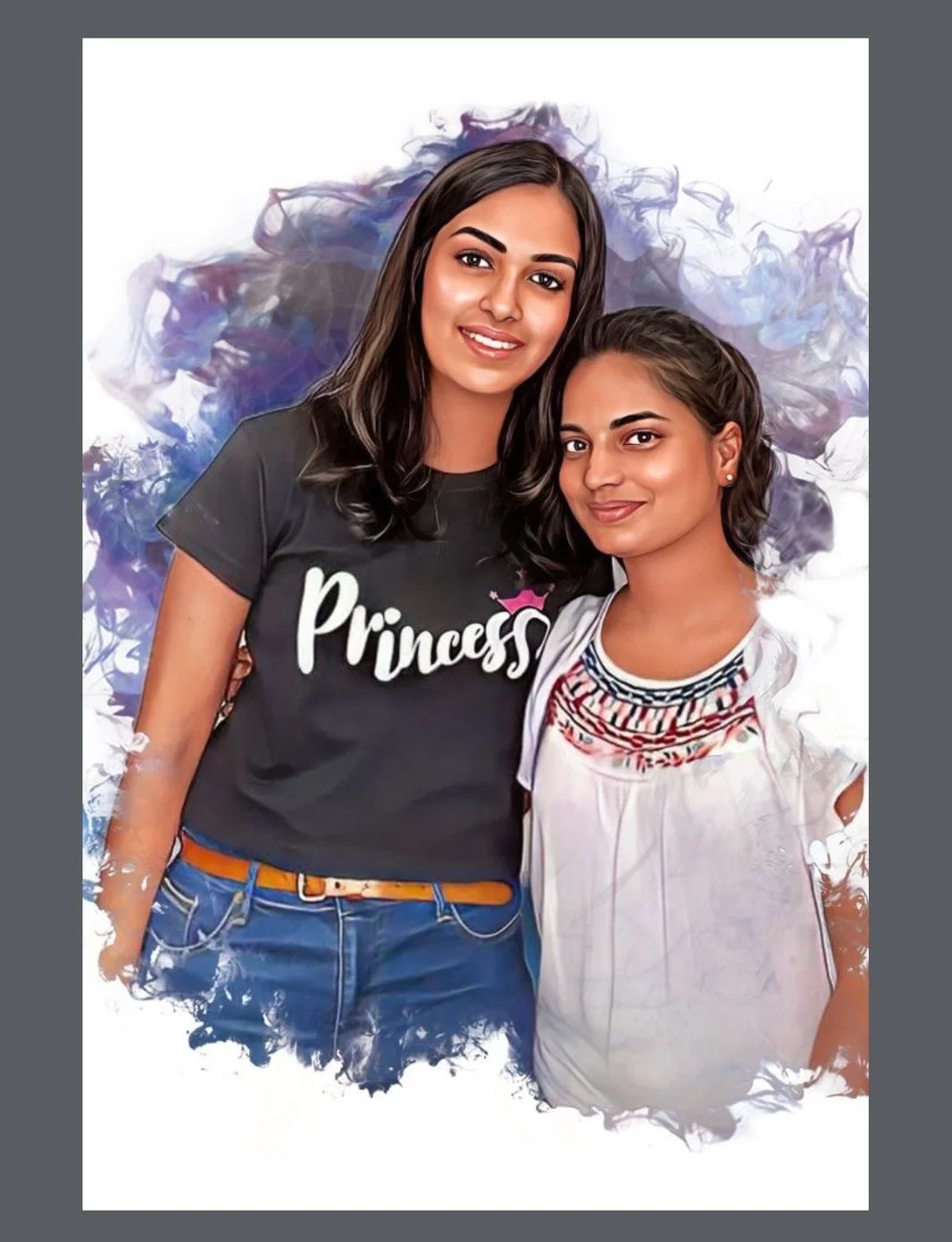 digital caricature photo